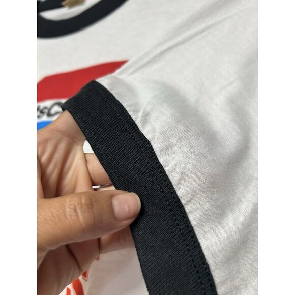 VTG 1989 Cleveland Cavaliers Cavs Playoffs Ringer T-Shirt Screen Stars XL USA - Picture 8 of 10